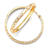 Hoop Earrings in 14K Gold