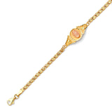 Mexican Kids Bracelet In 14K Two-Tone Gold