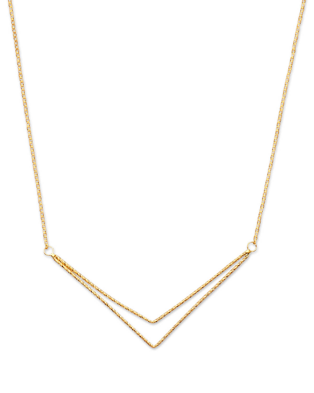 Adjustable Charm Necklace in 14K Gold