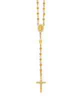 Crucifix Five-Decade Rosary Necklace in 14K Gold
