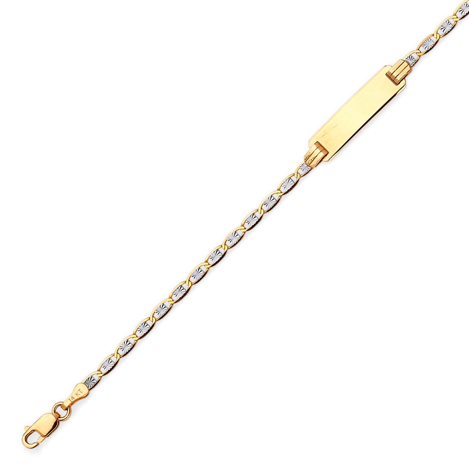 Valentino Kids ID Bracelet In 14K Two-Tone Gold