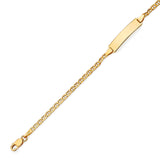 Mariner Kids ID Bracelet In 14K Gold