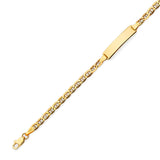 Mariner Kids ID Bracelet In 14K Gold