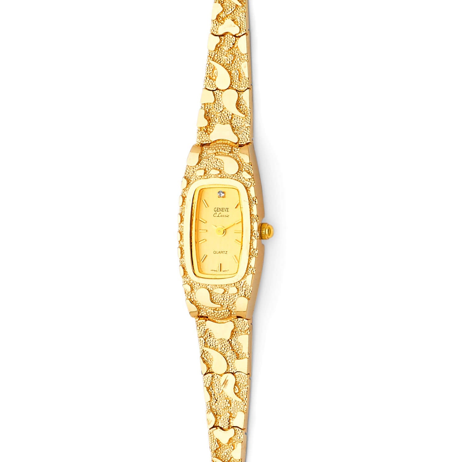 Oval Shape Ladies Watch in 14K Gold