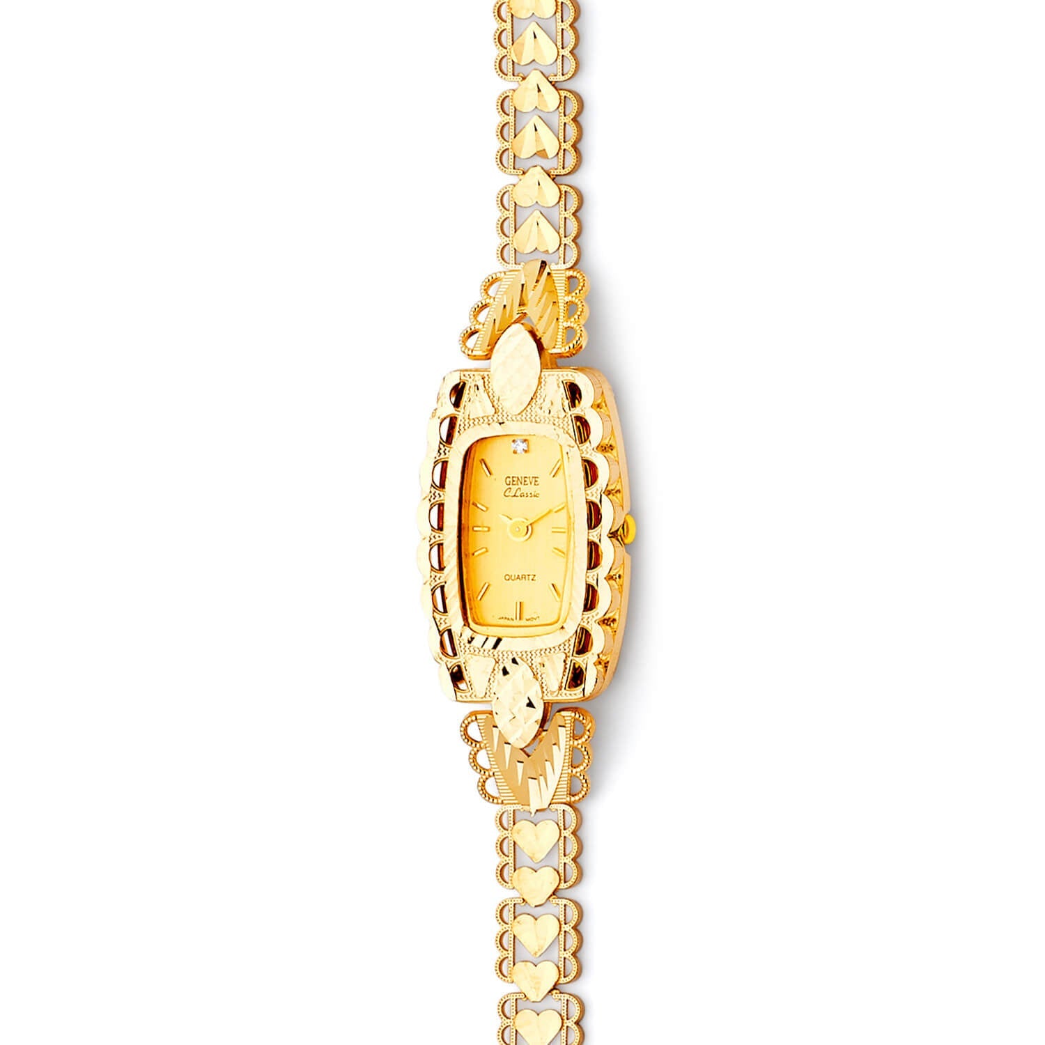 Oval Shape Ladies Watch in 14K Gold