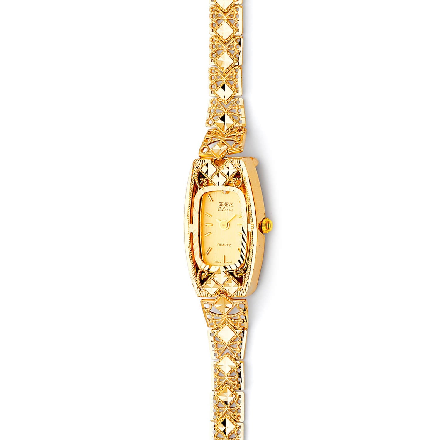 Oval Shape Ladies Watch in 14K Gold