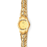 Round Shape Ladies Watch in 14K Gold