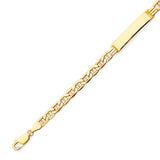 Mariner Kids ID Bracelet In 14K Gold