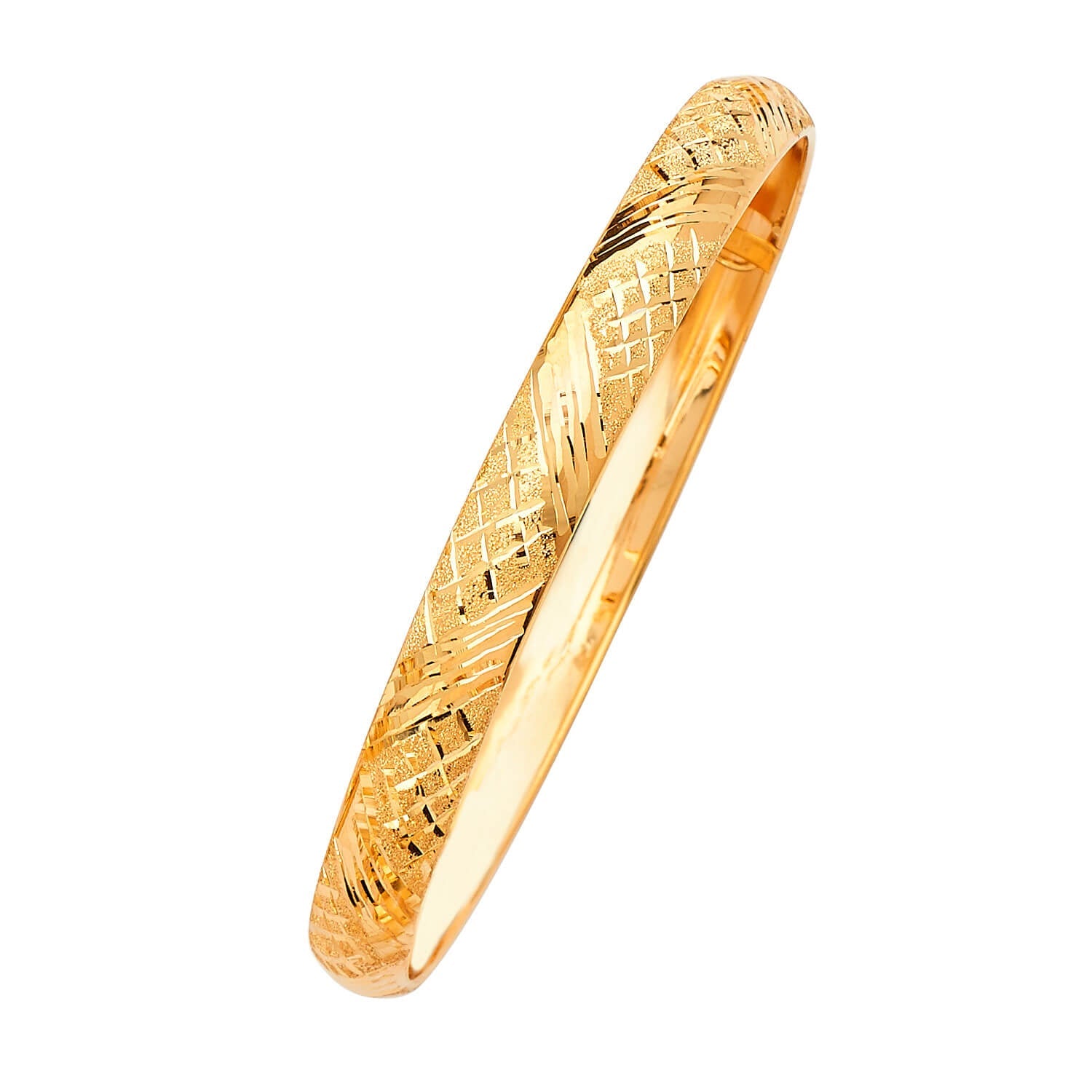 Flexible Ladies Bangle in 14K Gold