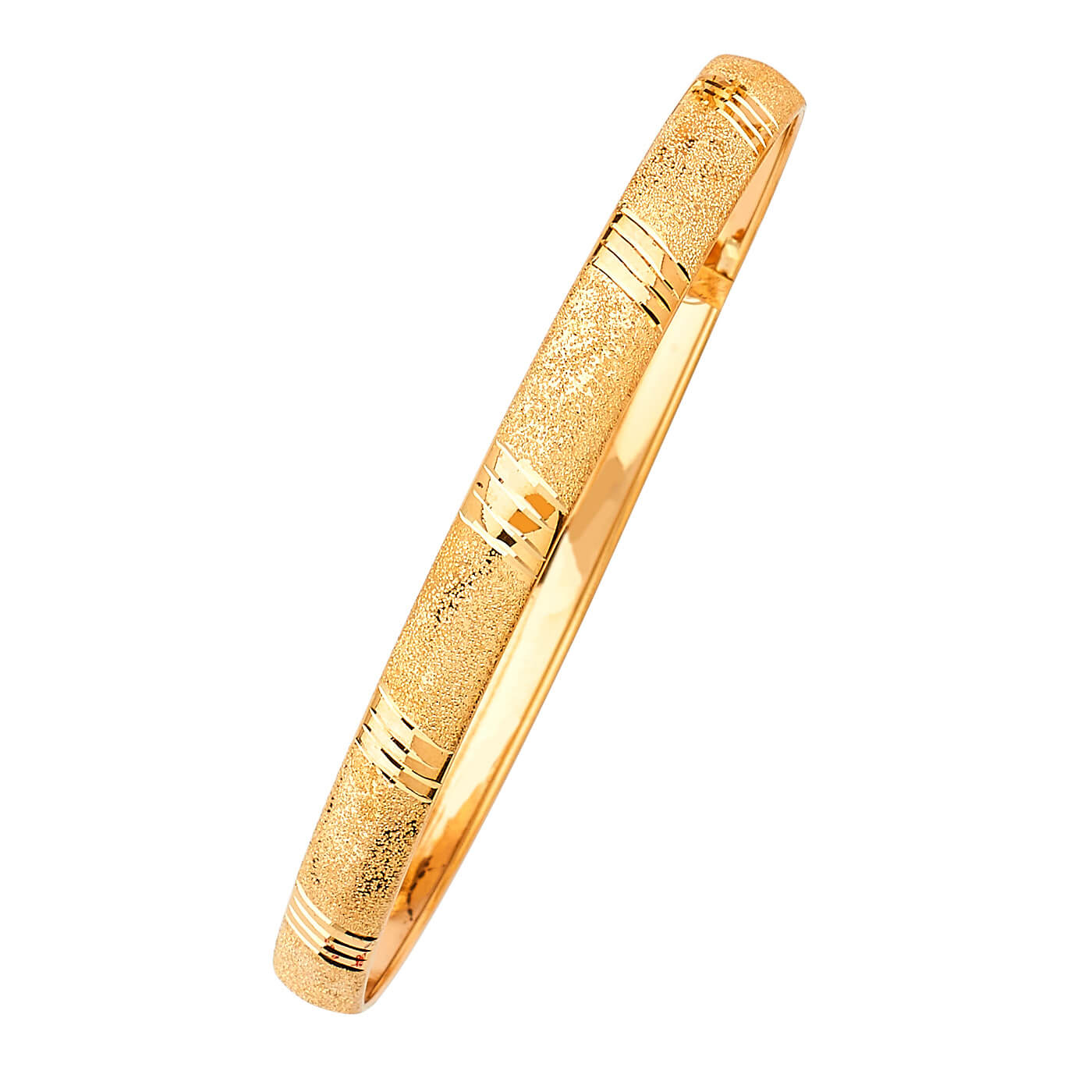 Flexible Ladies Bangle in 14K Gold
