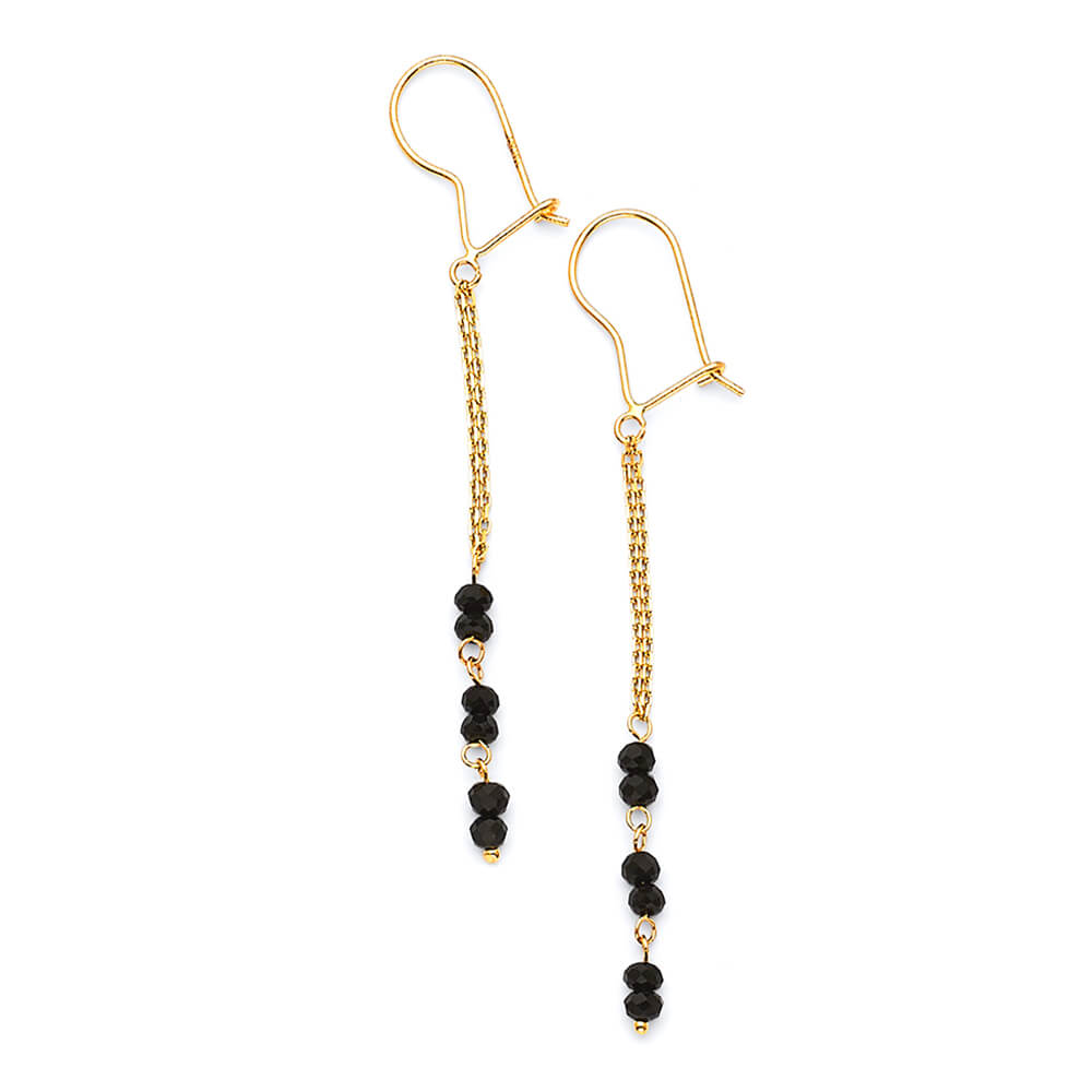 Dangling Earrings in 14K Gold