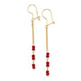 Dangling Earrings in 14K Gold