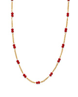 Rosary Necklace in 14K Gold