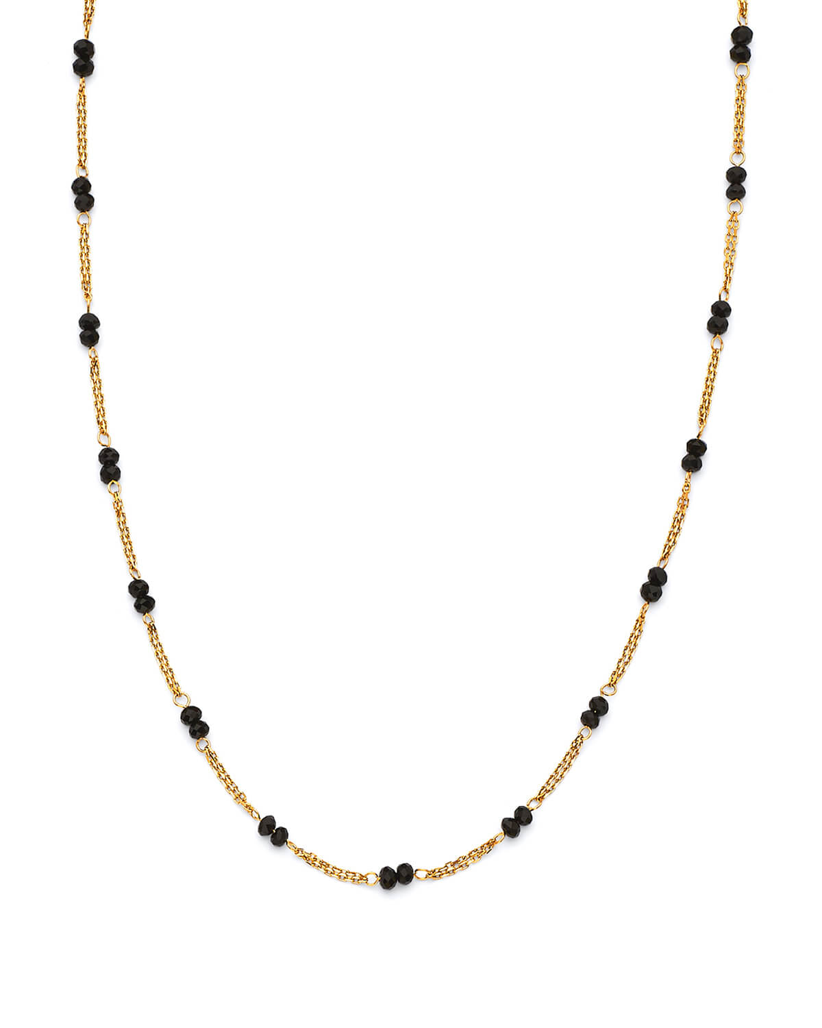 Rosary Necklace in 14K Gold