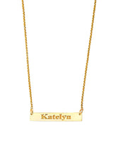 Personalized Charm Necklace in 14K Gold