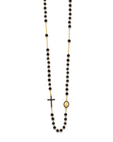 Cross Rosary Necklace in 14K Gold