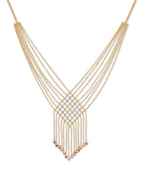 Fancy Necklace in 14K Tri-Color Gold