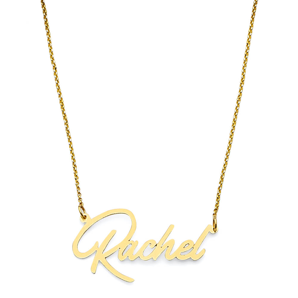 Personalized Necklace in 14K Gold