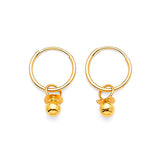 Hoop Earrings in 14K Gold