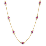 Adjustable Charm Necklace in 14K Gold