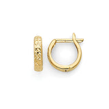 Huggie Earrings in 14K Gold