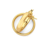 Hoop Earrings in 14K Gold