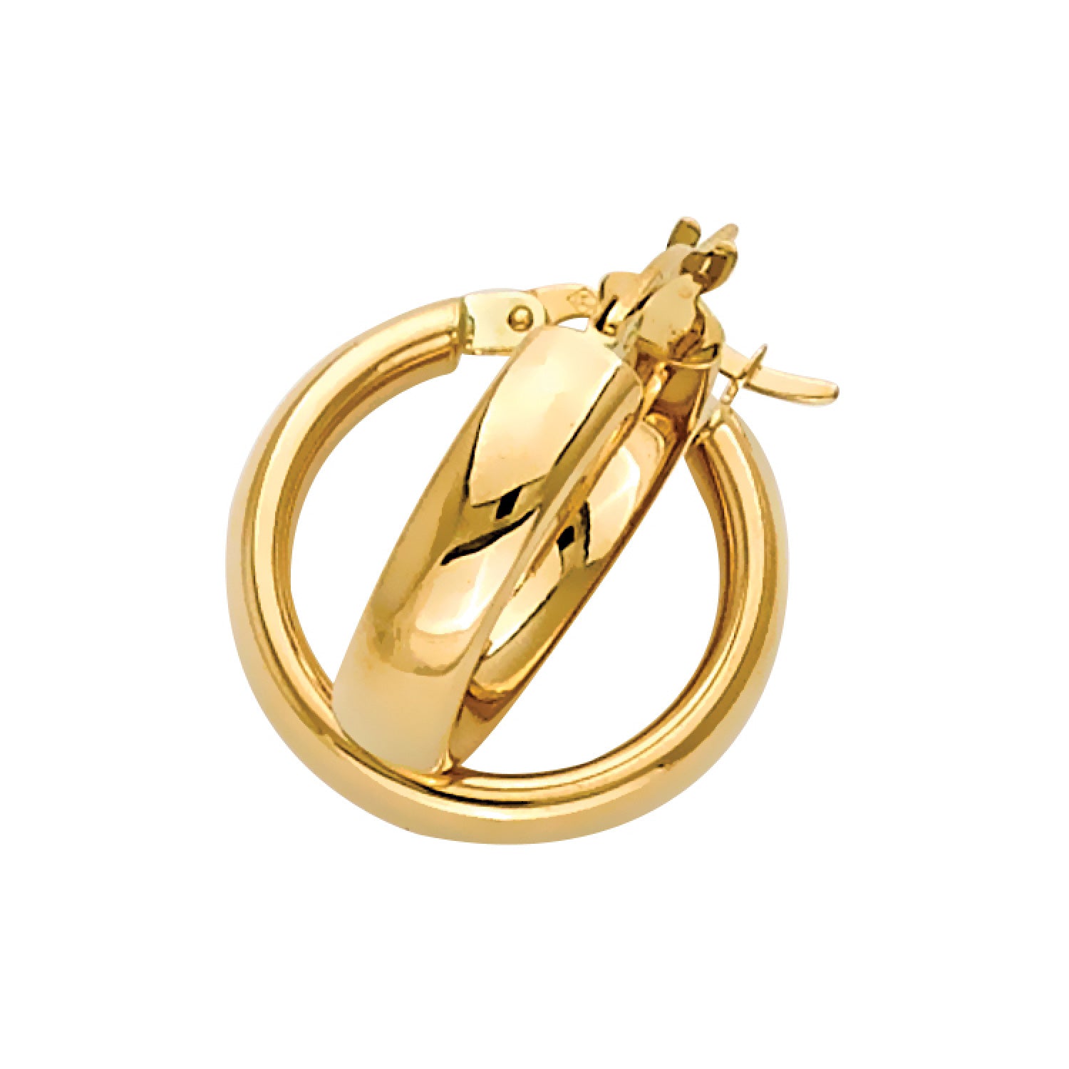 Hoop Earrings in 14K Gold