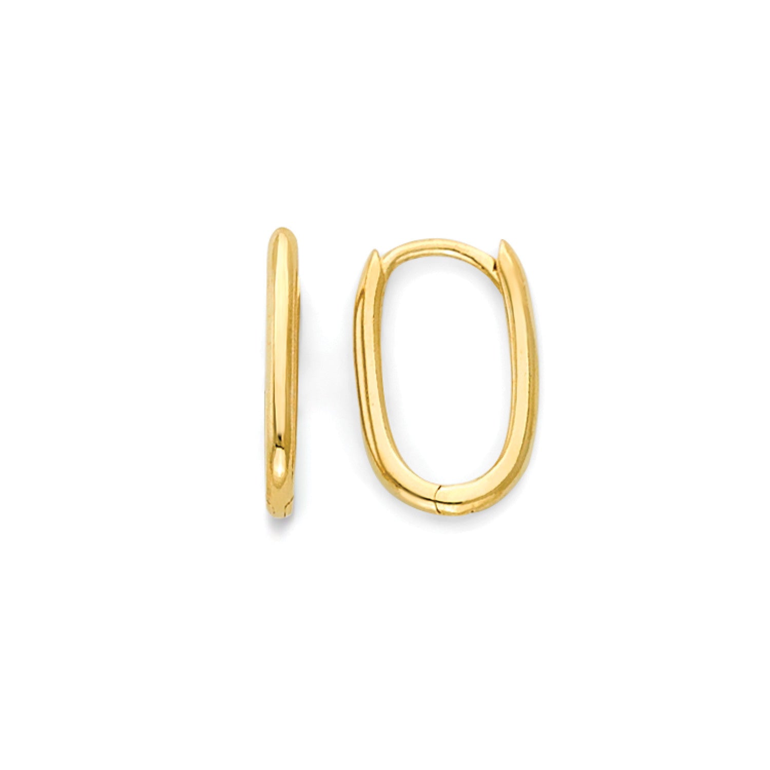 Huggie Earrings in 14K Gold