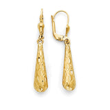 Teardrop Earrings in 14K Gold