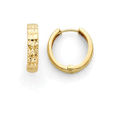 Huggie Earrings in 14K Gold