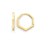 Huggie Earrings in 14K Gold