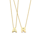 Adjustable Personalized Necklace in 14K Gold