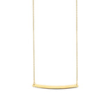 Adjustable Personalized Charm Necklace in 14K Gold