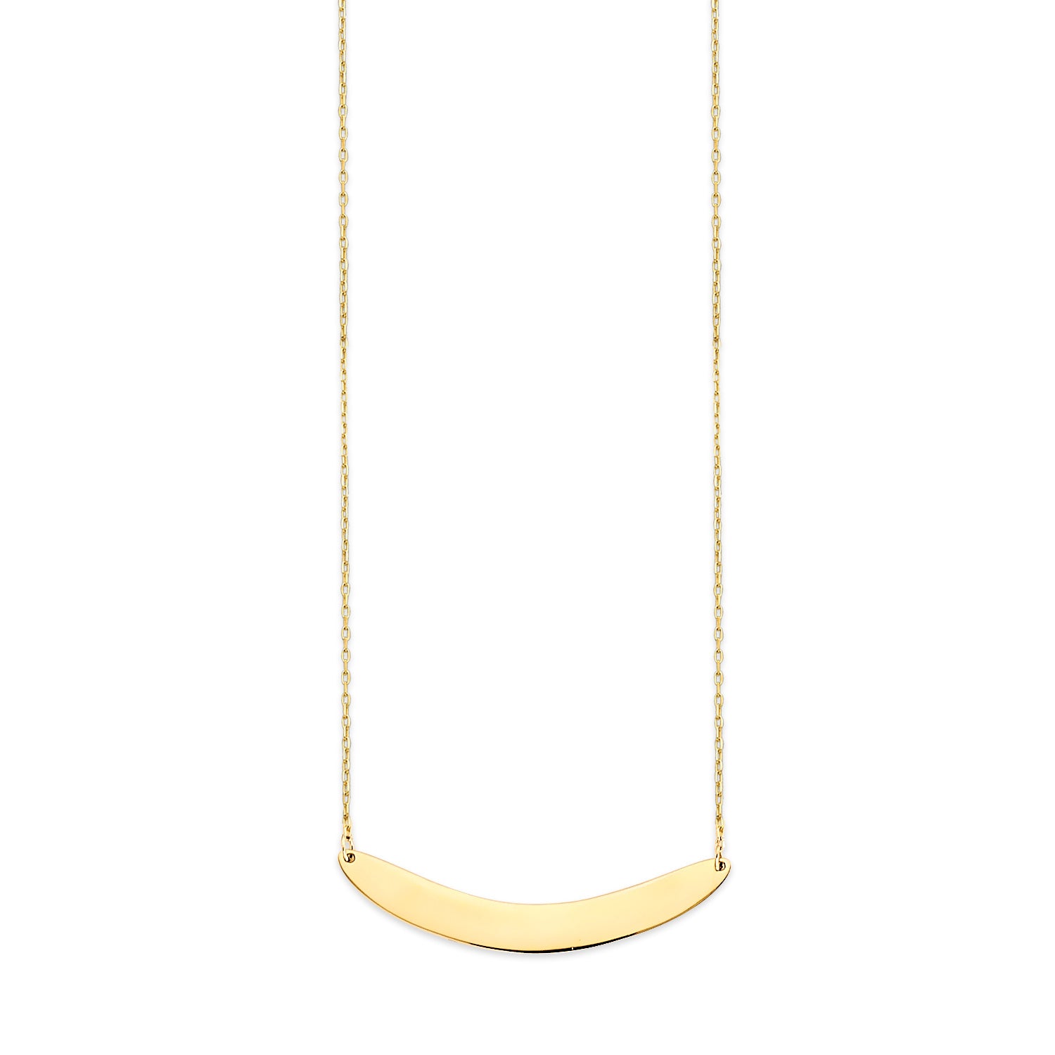 Adjustable Personalized Necklace in 14K Gold