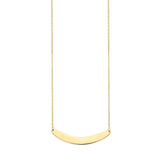 Adjustable Personalized Necklace in 14K Gold