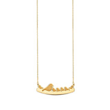 Adjustable Personalized Necklace in 14K Gold