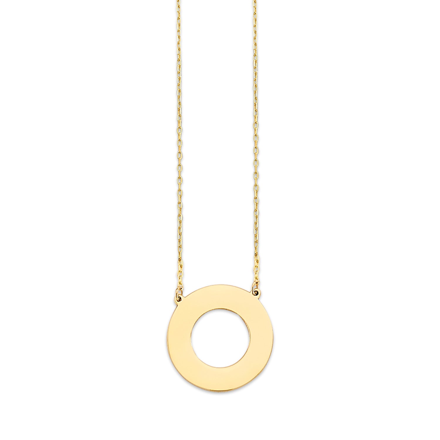 Adjustable Personalized Necklace in 14K Gold