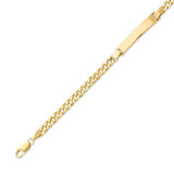 Cuban Kids ID Bracelet in 14K Gold
