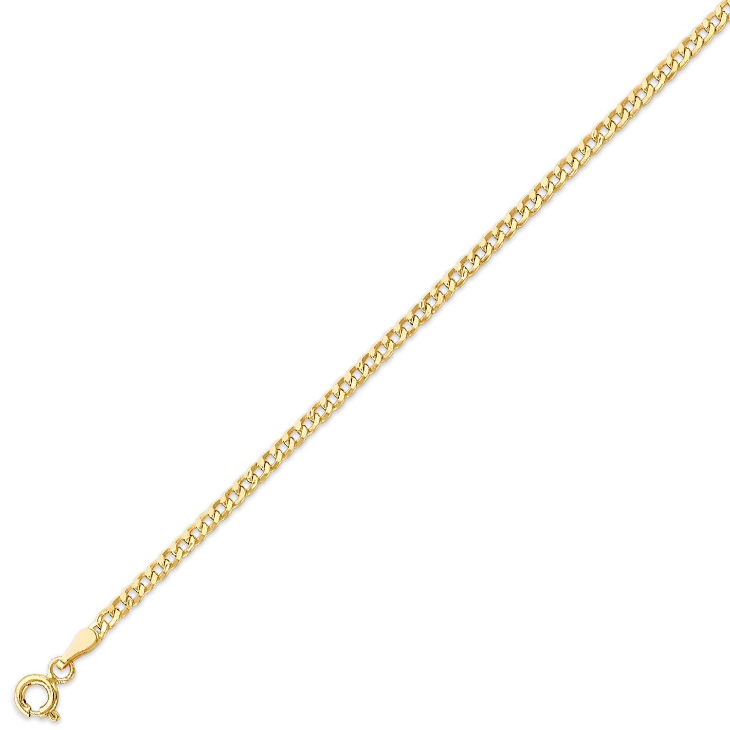 Cuban Unisex Link Bracelet in 14K Gold