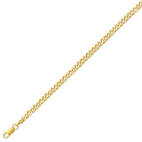 Cuban Unisex Link Bracelet in 14K Gold