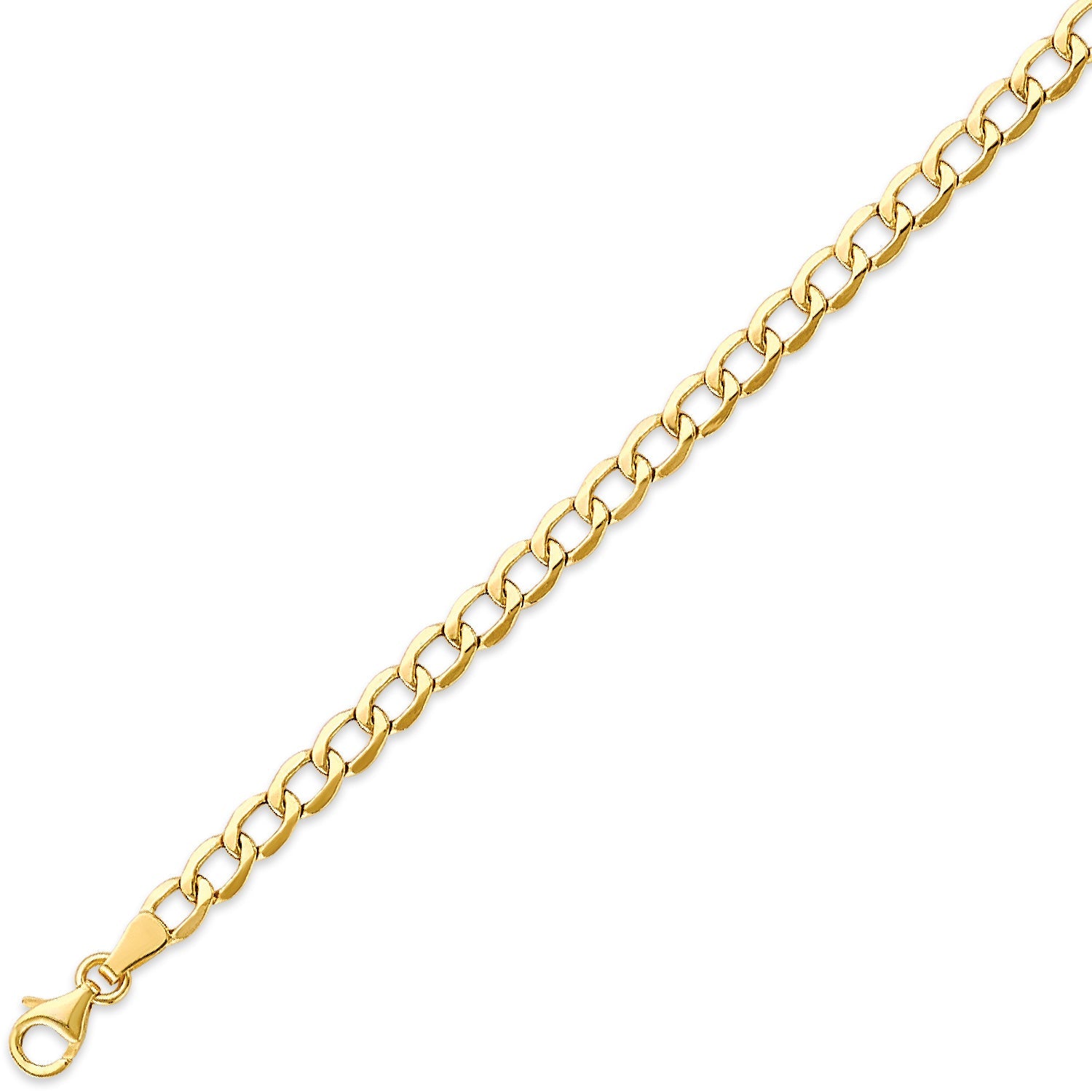 Cuban Unisex Link Bracelet in 14K Gold