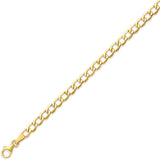 Cuban Unisex Link Bracelet in 14K Gold