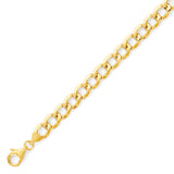 Cuban Mens Link Bracelet in 14K Gold