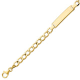 Cuban Kids ID Bracelet in 14K Gold
