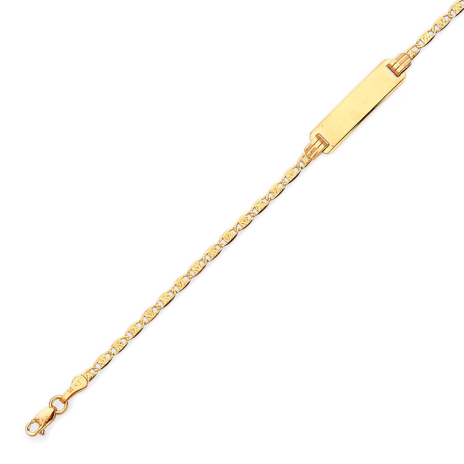 Valentino Kids ID Bracelet In 14K Gold