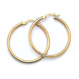 Hoop Earrings in 14K Gold