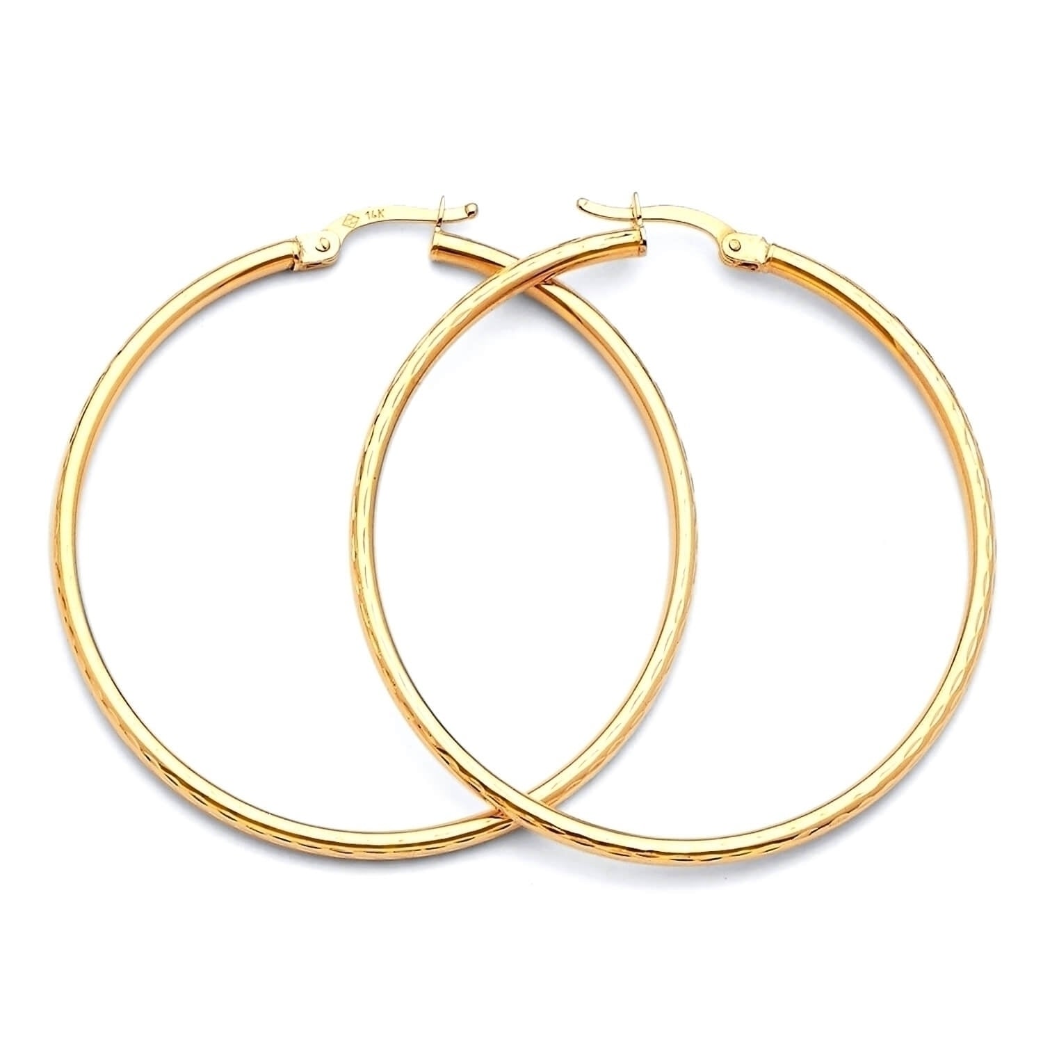 Hoop Earrings in 14K Gold