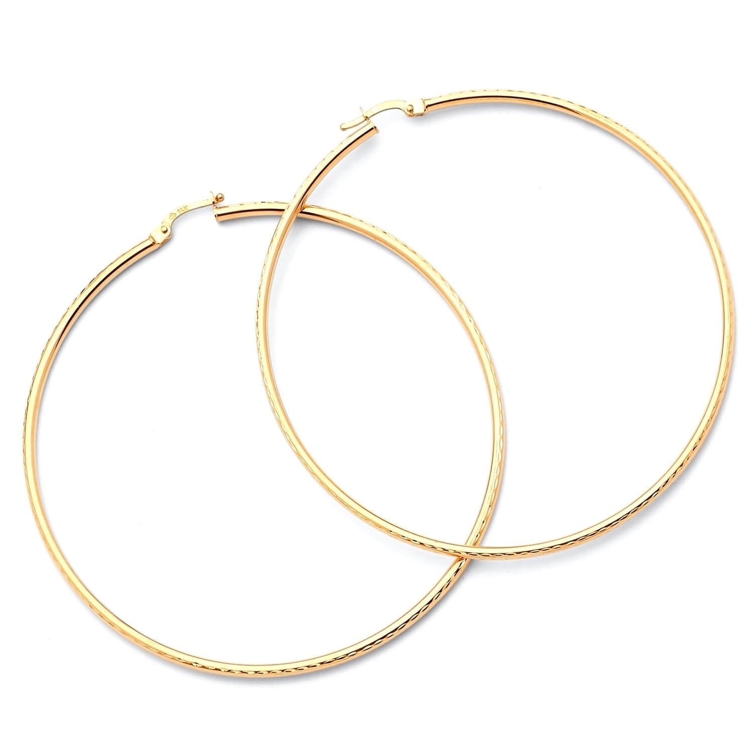 Hoop Earrings in 14K Gold