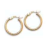 Hoop Earrings in 14K Gold