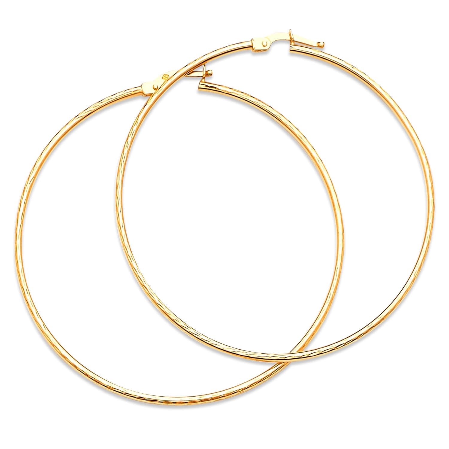 Hoop Earrings in 14K Gold